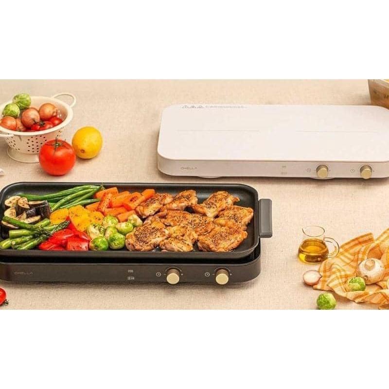 Bếp Điện Từ Kèm Khay Nướng Ohella, Công Suất 1500W, 5 Mức Nhiệt Tùy Chỉnh, Khóa An Toàn, Có Hẹn Giờ, Nhập Hàn
