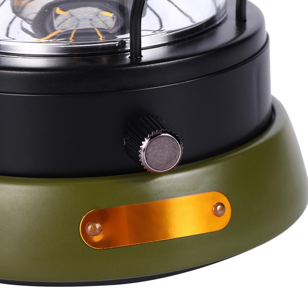 Rechargeable Camping Lantern Outdoor Travel Tent Light Lamp Garden Hanging Light for Yard Patio Lawn