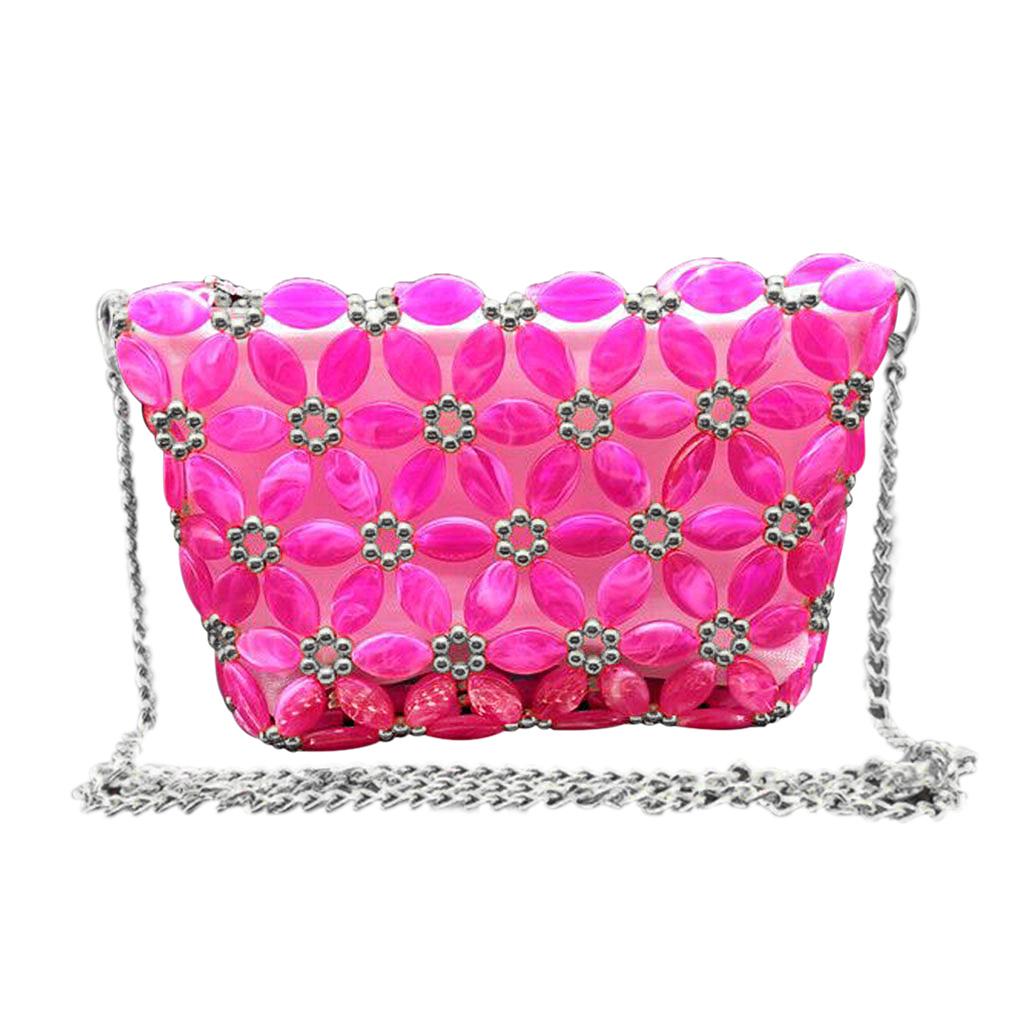 DIY Art& Crafts Acrylic Beaded Bag Kits Crossbody Bag Making Supplies Tools