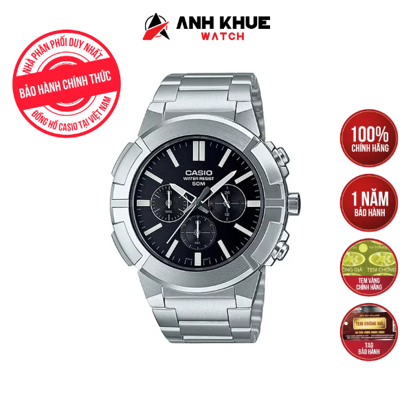 Đồng Hồ Casio Nam General MTP-E500D-1AVDF