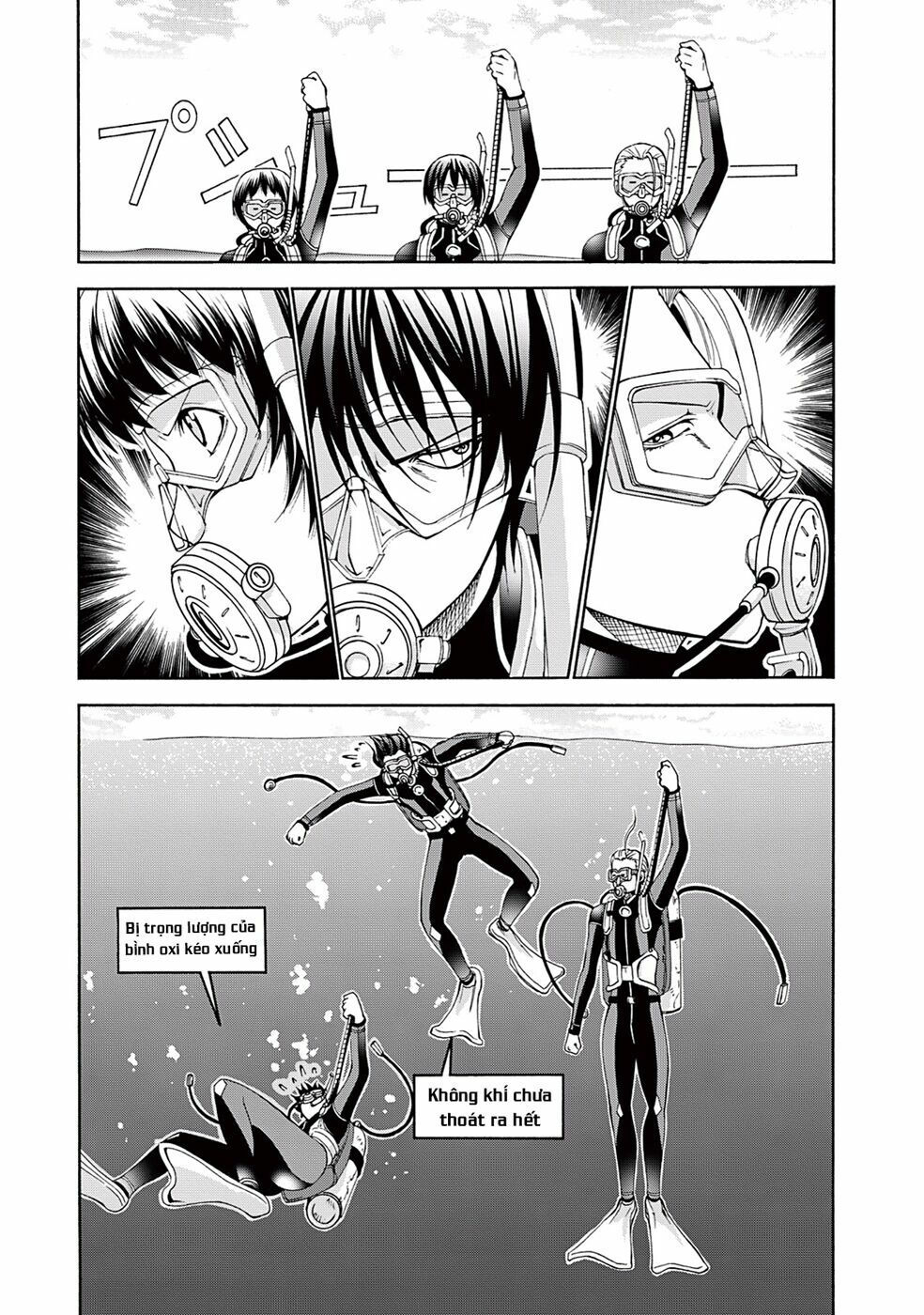 cô gái thích lặn - grand blue chapter 17 20