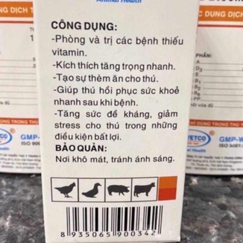 [ THÚ Y ] 1 lọ ADE B.COMPLEX 100ml dùng cho chó mèo trâu bò lợn bổ sung vitamin và kích thích thèm ăn