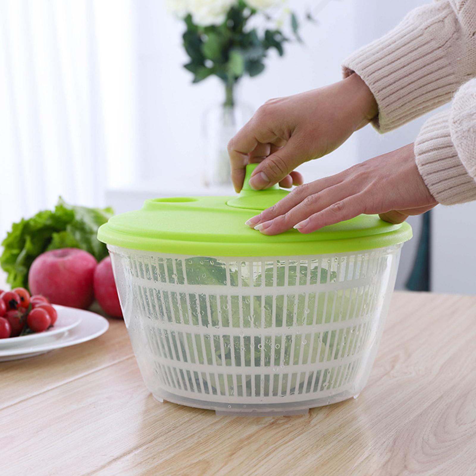 Salad 3L with Bowl Colander Vegetable Washer for Cabbage Lettuce Kitchen Spinach Pasta