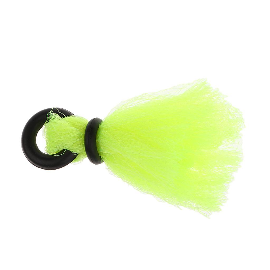 High Visibility Durable Nylon Strike Indicators Fishing Accessories Yellow 3CM