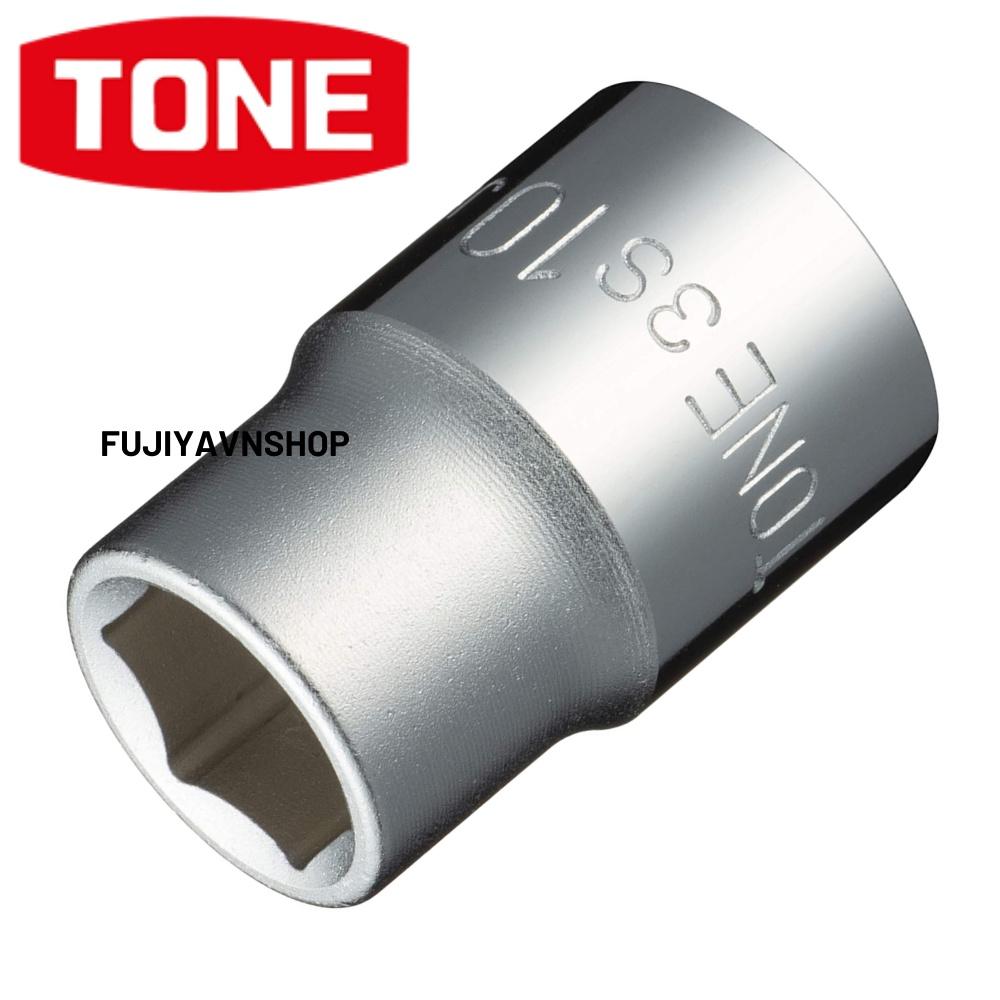 Đầu tuýp 6 cạnh ngắn Tone HP3S-10 ra đầu lục giác 10mm