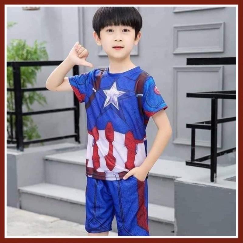 Bộ thun 3D cộc tay cho bé trai CiZi.shop