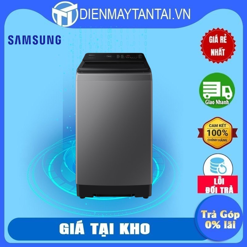 Máy giặt Samsung Inverter 9.5 kg WA95CG4545BD/SV - WA95CG4545BDSV - Hàng chính hãng - Chỉ giao HCM