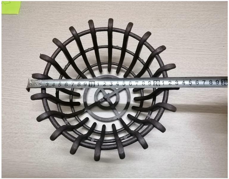 10 CHẬU GỈA GỖ TRỒNG LAN DẤU HỎI FI23 MÀU NÂU ĐẤT
