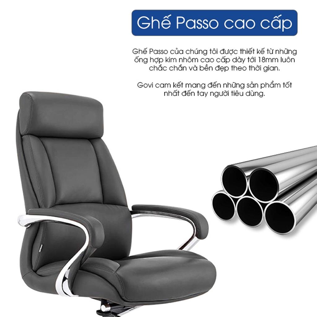 Ghế lãnh đạo GOVI Passo PA-1522A Da bò Italy nhập khẩu