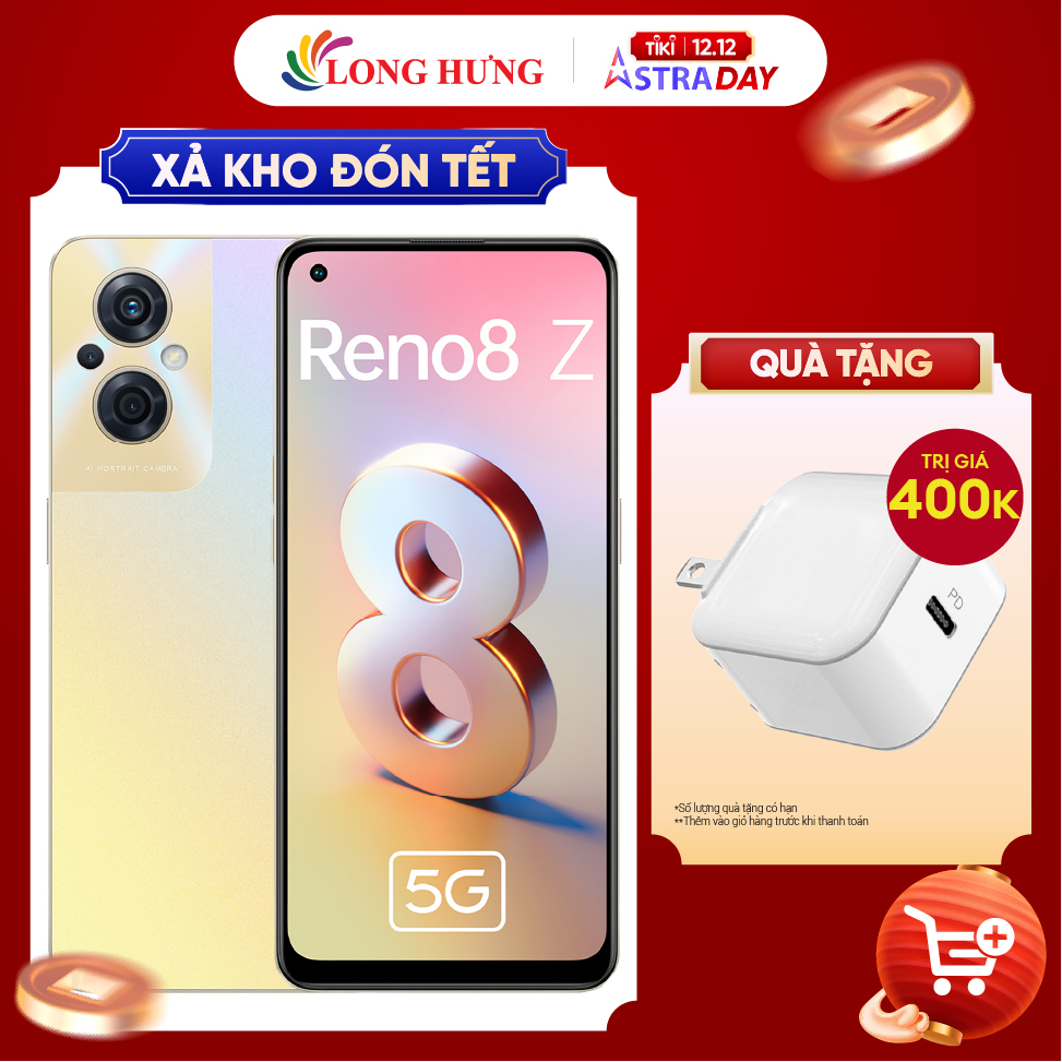 Điện thoại Oppo Reno8 Z 5G (8GB/256GB) - Hàng chính hãng