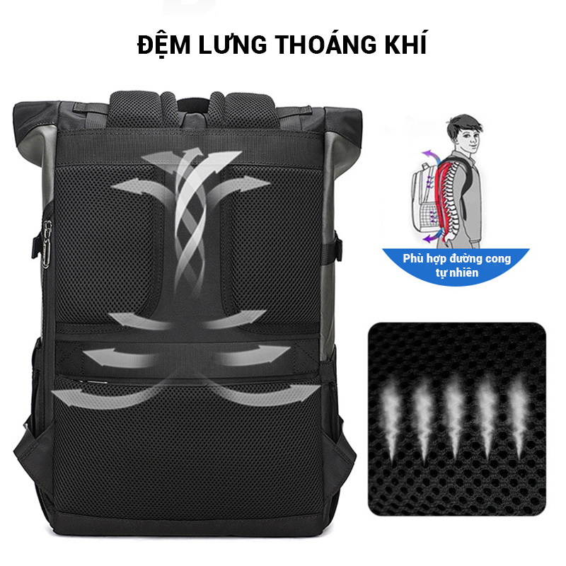 Balo nam thời trang GUBAG BL19 HOT TREND 2023 đi chơi, đi học, dòng balo cao cấp, đẹp xịn, chống nước