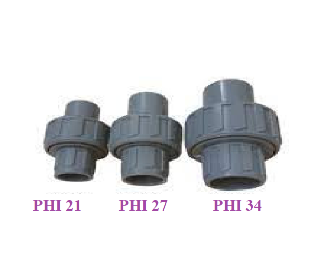 KHỚP NỐI SỐNG - RẮC CO : Phi 21mm, 27mm,34mm,42mm, 49mm