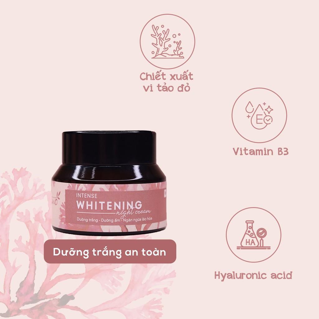 Kem Đêm Vi Tảo Đỏ Dưỡng Ẩm Trắng Da GUO - Intense Whitening Night Cream 30gr