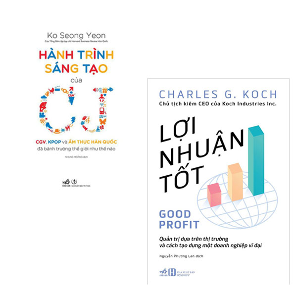 Combo 2 cuốn sách: Hành trình sáng tạo của CJ + Lợi nhuận tốt