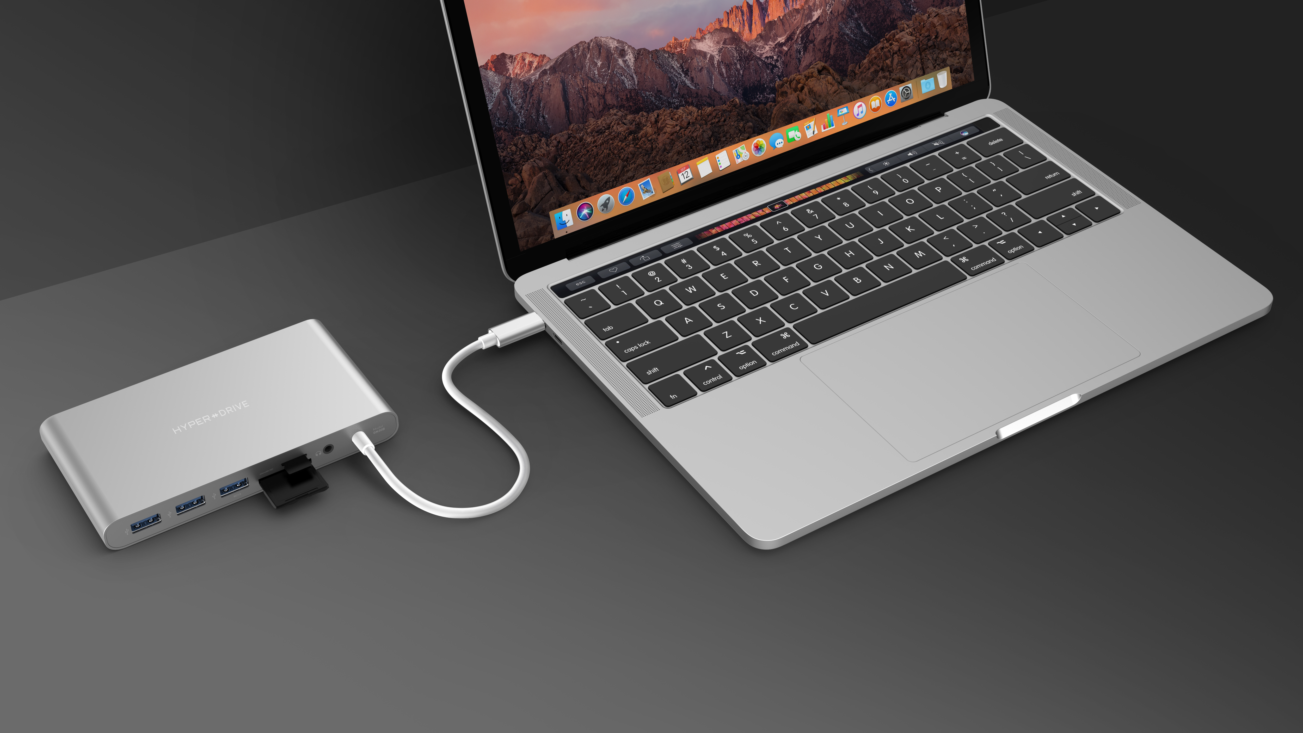 Cổng Chuyển HYPERDRIVE ULTIMATE USB-C HUB FOR MACBOOK, SURFACE, PC, USB-C DEVICES - HÀNG CHÍNH HÃNG