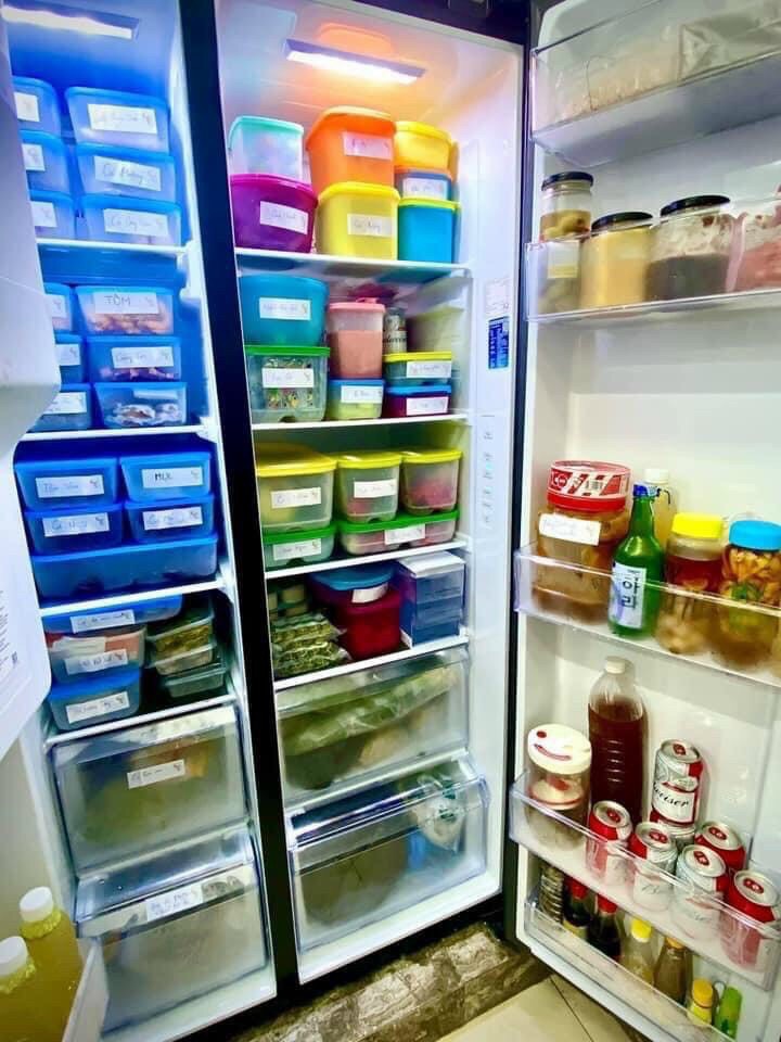 Miếng dán ghi nhớ ngày bảo quản thức ăn trong tủ lạnh ̣