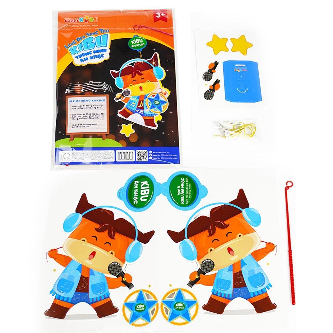 Lồng Đèn Sáng Tạo - Kibu Thông Minh - Âm Nhạc - Happy Kibu KB00624-008
