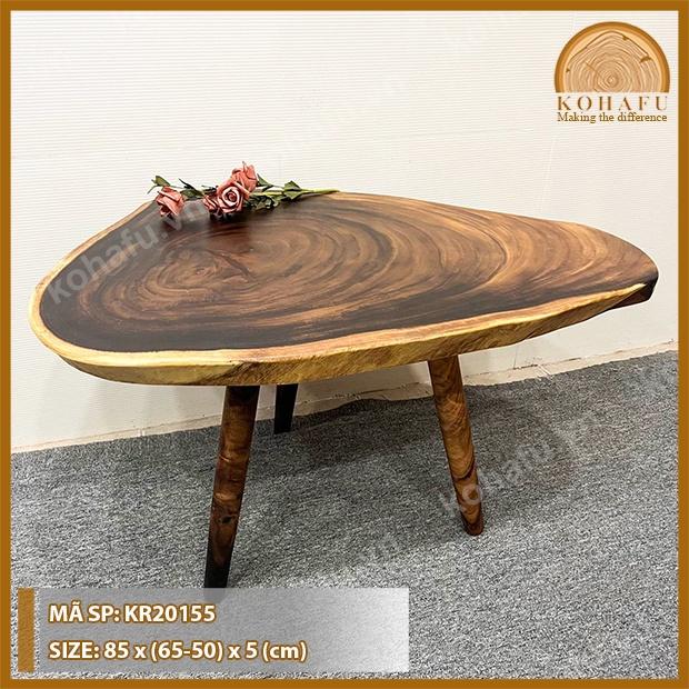MẶT BÀN CAFE GỖ ME TÂY KIỂU DÁNG ĐỘC LẠ VÀ SANG TRỌNG KR20155-56-57