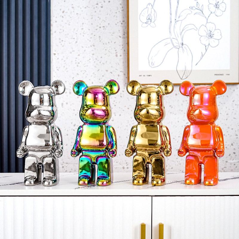 Tượng Gấu – Bearbrick12, tượng trang trí, trang trí bàn, quà tặng decor