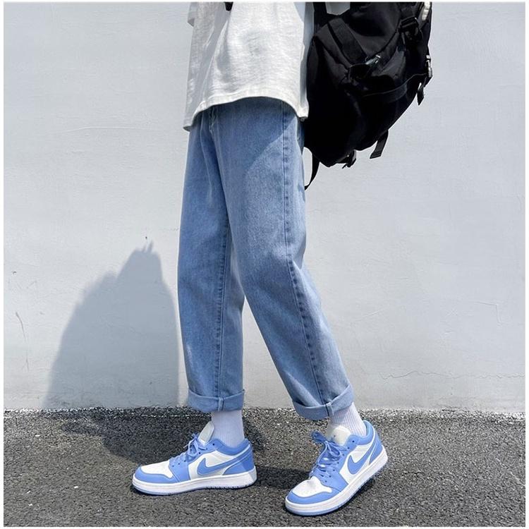 Quần baggy nam ống suông rộng quần bò nam chất jean cao cấp PATADO TR01