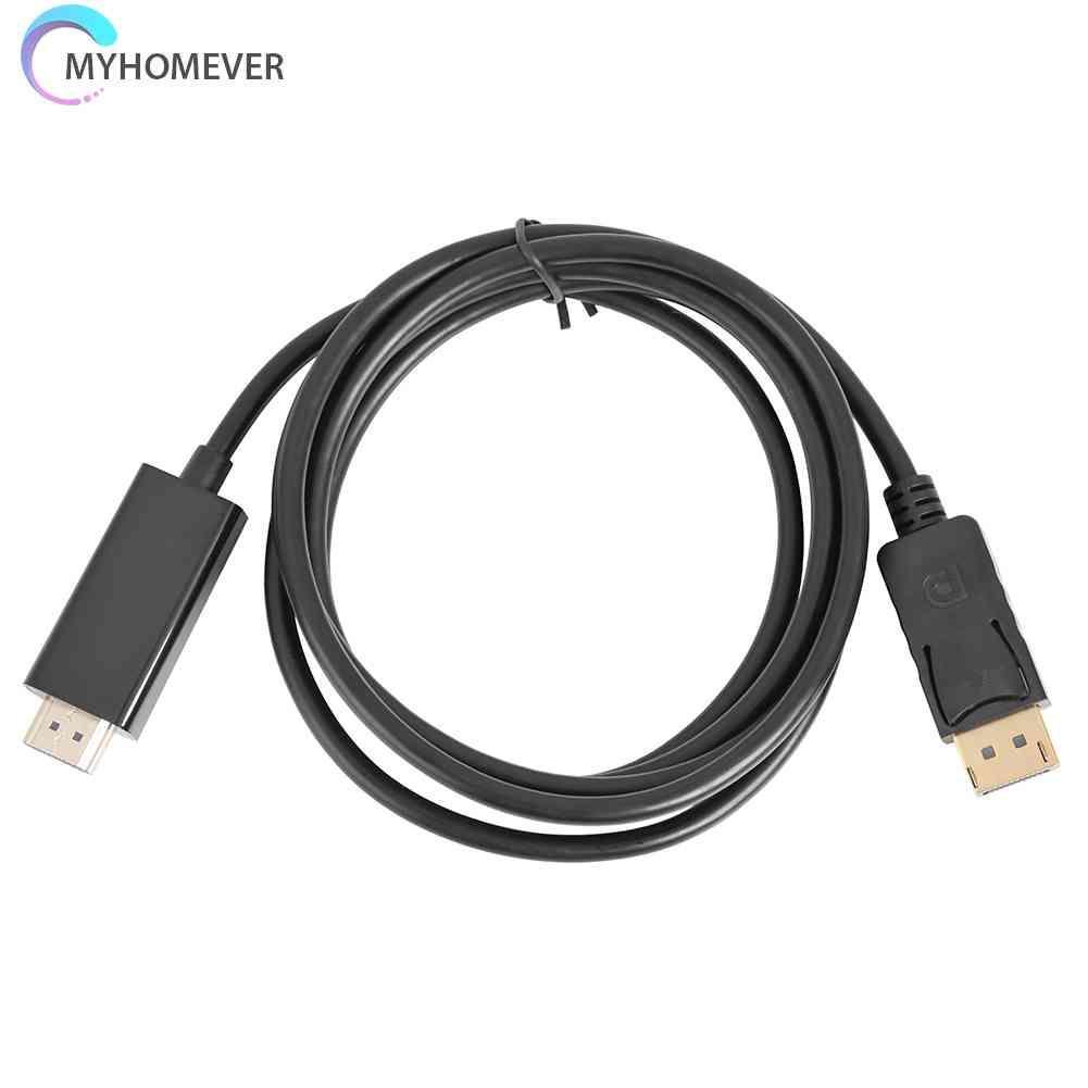 Cáp ChuyểN ĐổI 1.8m Mạ VàNg 1080P DP Sang HDMI-com