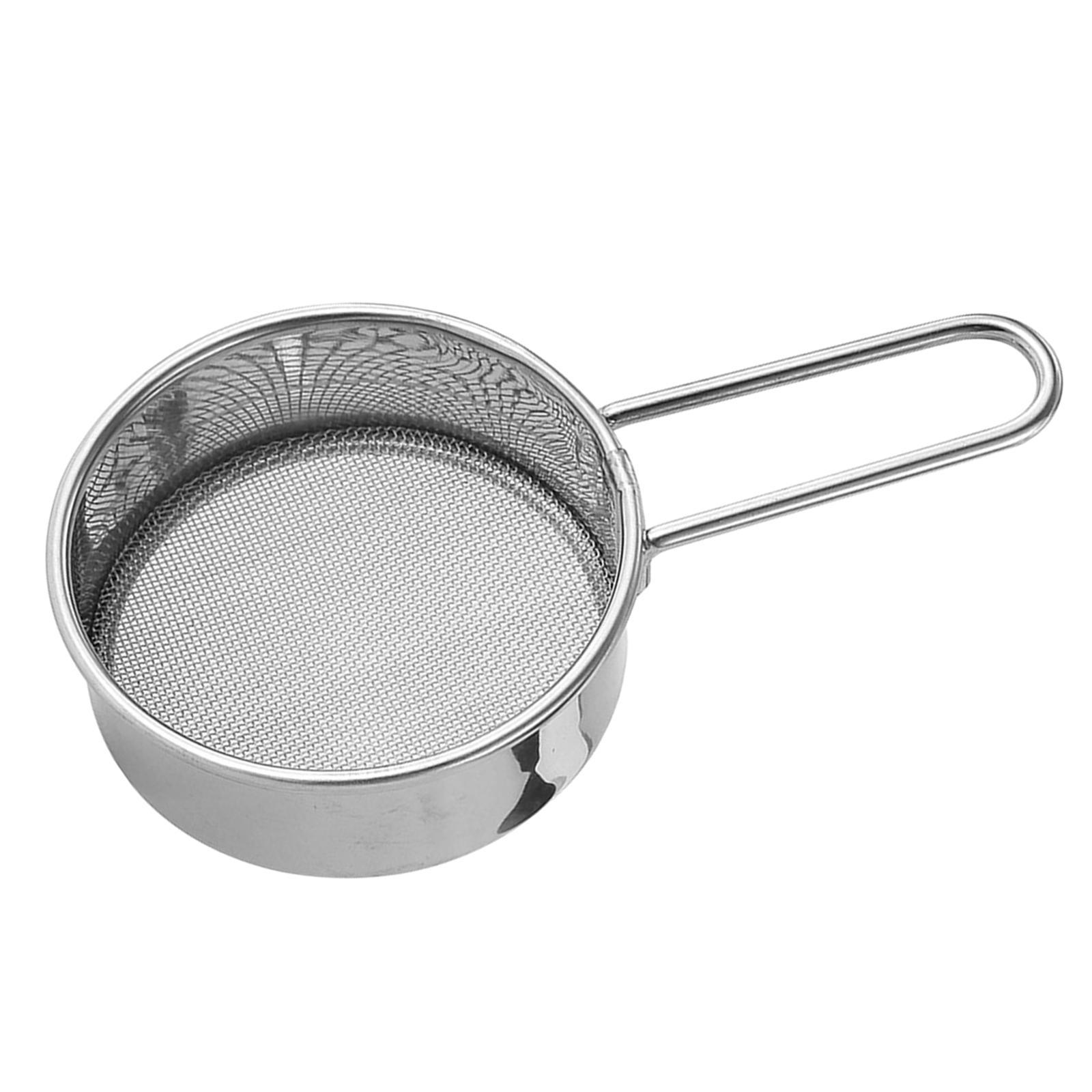 Stainless Steel Flour Sifter Mini Multipurpose Oil Strainer for Flour Coffee
