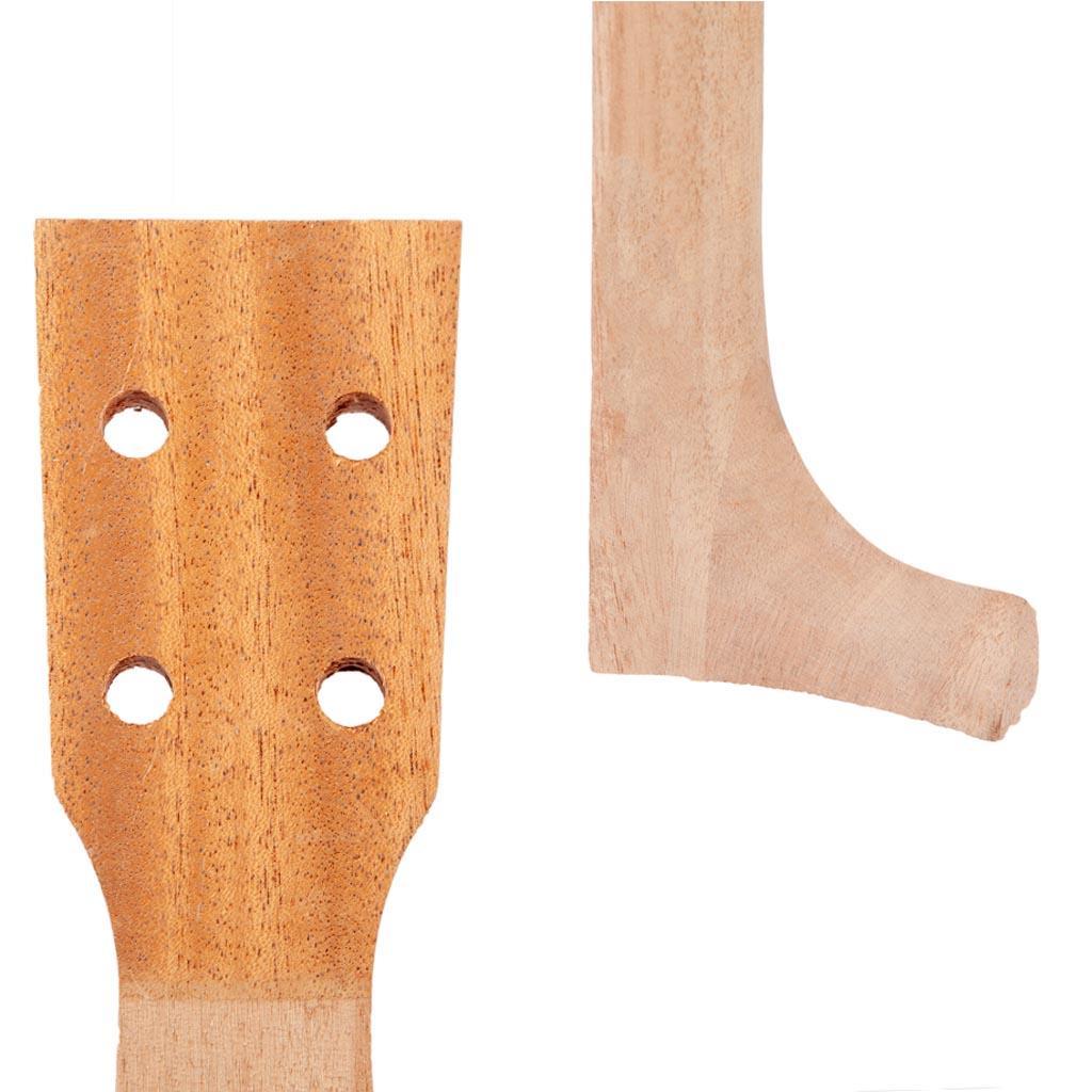 DIY Ukulele Neck Unfinished for 21inch Soprano Ukulele Hawaii Guitar Parts