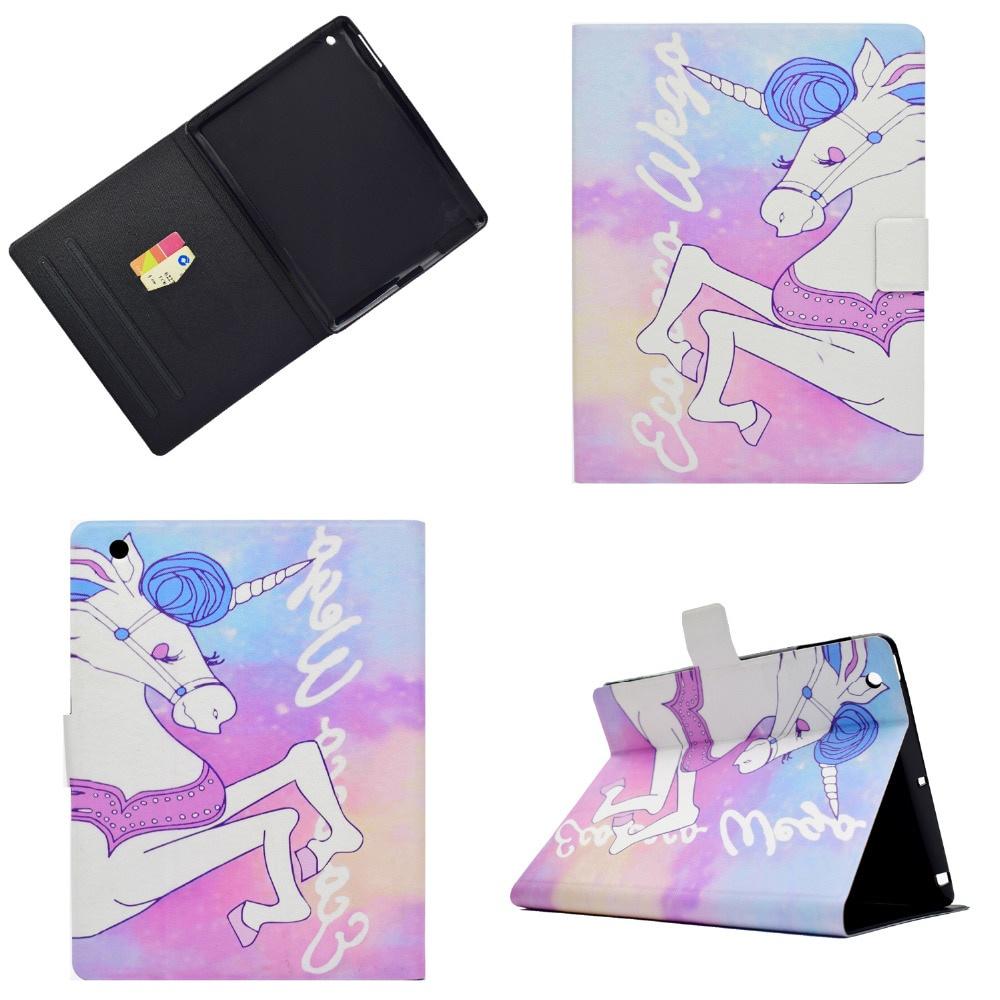 Mềm Bao Da Máy Tính Bảng Pu + Tpu Dẻo Nắp Lật Nam Châm Kiêm Giá Đỡ Cho Apple Ipad 2 3 4 9.7 Inch
