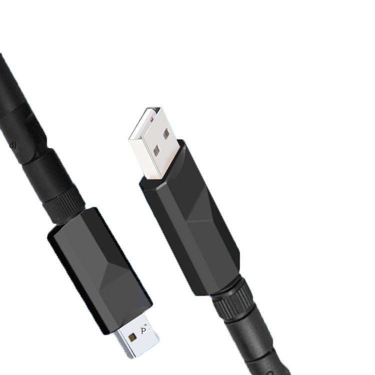 Thẻ mạng không dây 600Mbps thuận lợi nhất USB tần số kép không có ổ đĩa máy tính để bàn máy tính xách tay Bộ thu WiFi bên ngoài