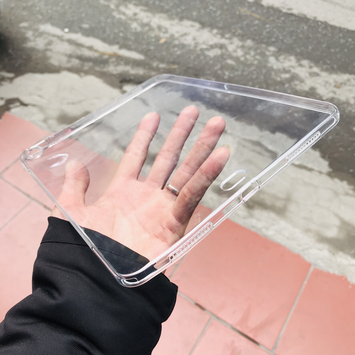 Ốp Lưng Silicon Dẻo Trong Suốt Dành Cho iPad Air 5 10.9 2022 Chống Sốc, Chống Va Đập
