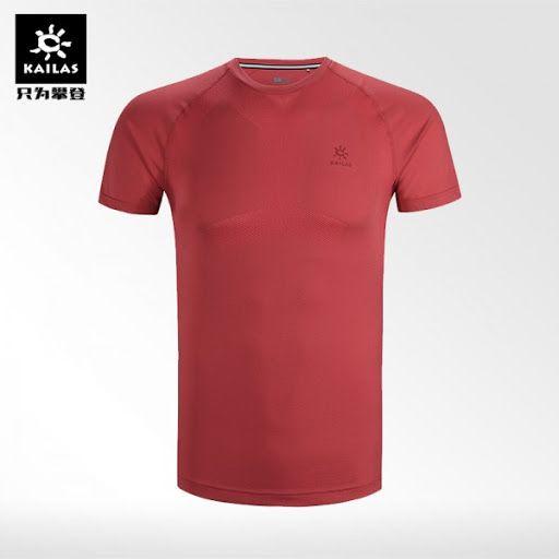 Áo Chạy Bộ Nam Kailas Flyknit Mountain Running T-Shirt Men's - Đỏ