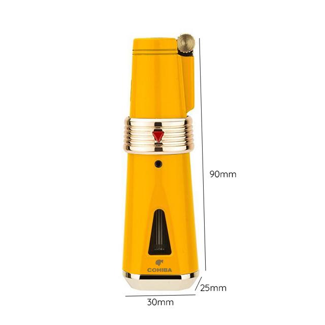 Bật Lửa 1 Tia COB-A02 Có Khóa Rảnh Tay An Toàn, Ô Quan Sát Dung Lượng Ga ( Màu ngẫu nhiên)