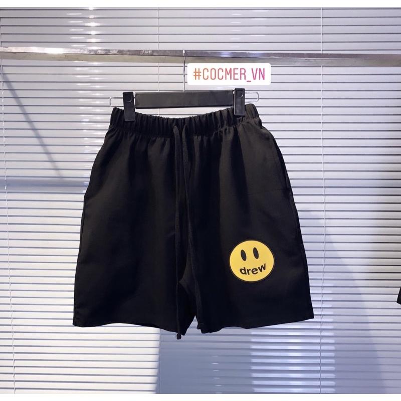 Quần short mặt cười unisex