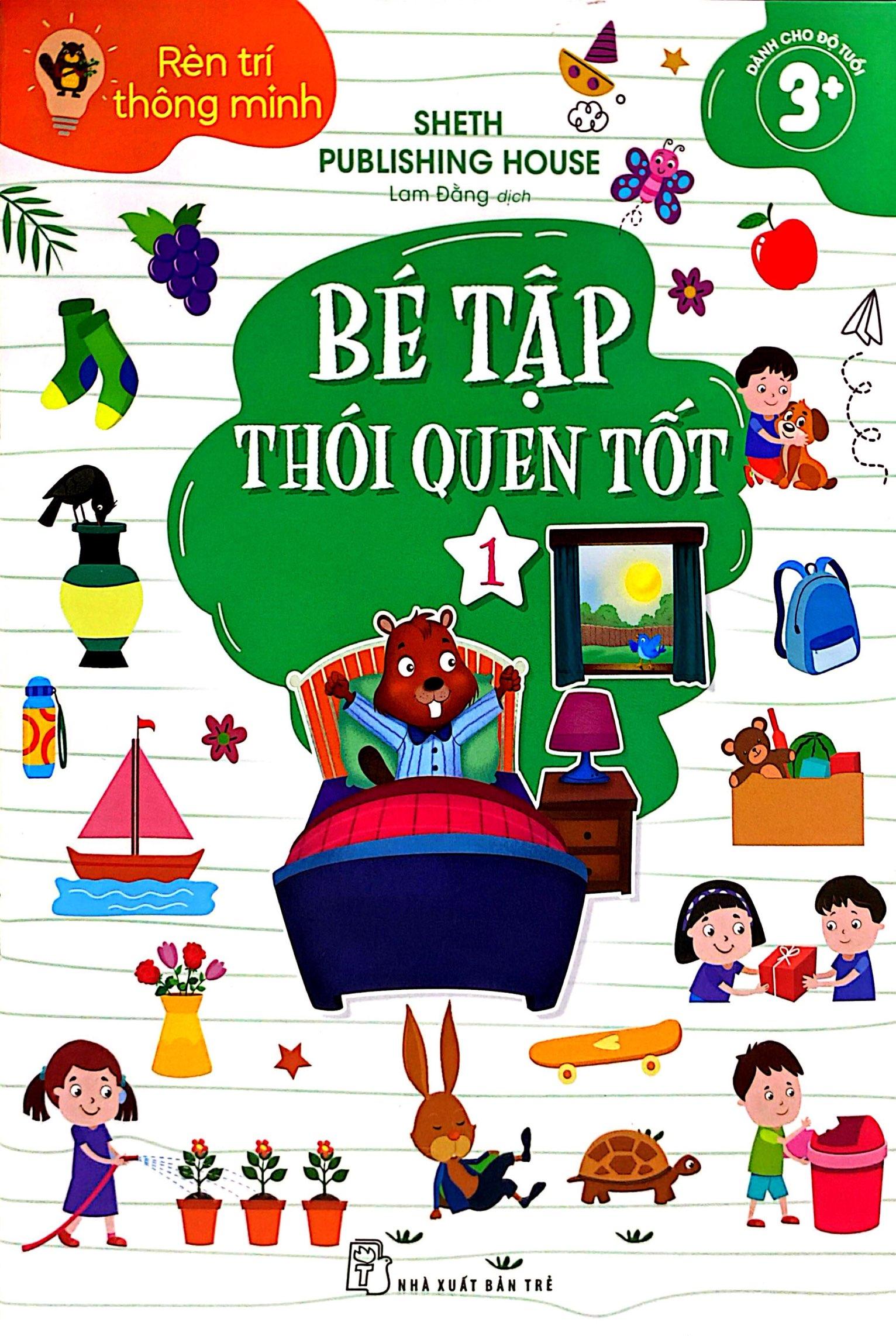 Sách - Rèn Trí Thông Minh - Bé Tập Thói Quen Tốt - Tập 1