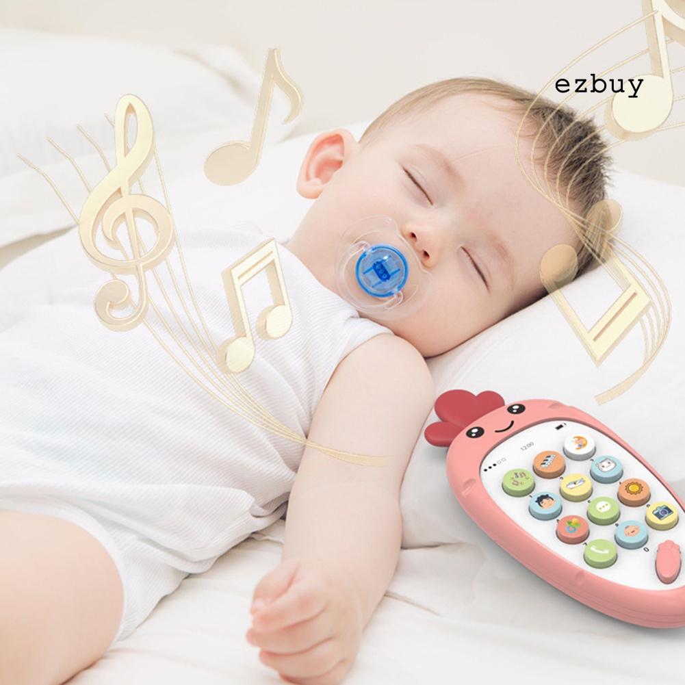 EY-Carrot Shape Simulation English Music Mobile Phone Baby Education Teething Toy