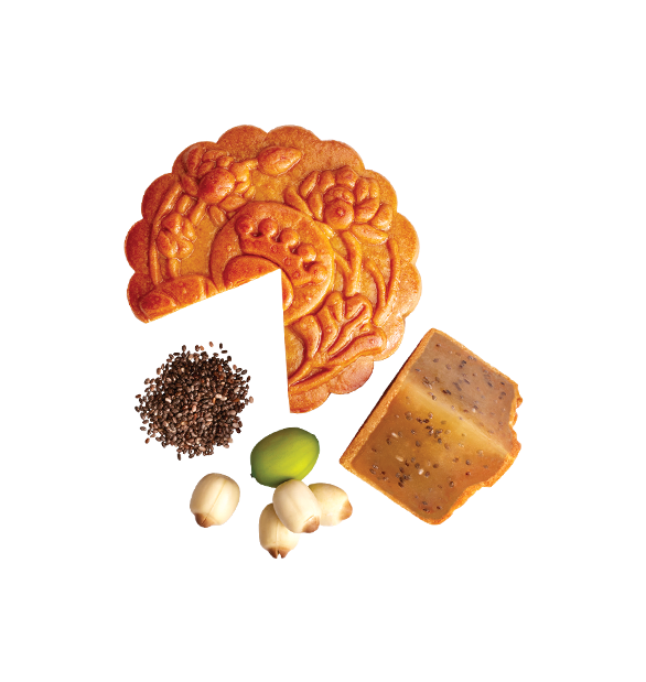Bánh Trung Thu Kinh Đô XHS Hạt Sen Hạt Chia 0 Trứng 150G - Mã bánhXHS