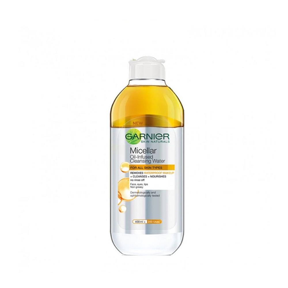 Nước Làm Sạch &amp; Tẩy Trang Garnier Micellar Oil-Infused Cleansing Water 400ml