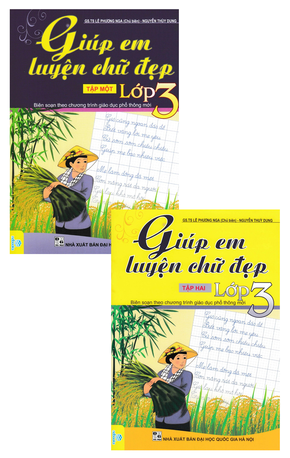 Combo Giúp Em Luyện Chữ Đẹp Lớp 3 - Tập 1 + Tập 2 (Biên Soạn Theo Chương Trình GDPT Mới - ND)