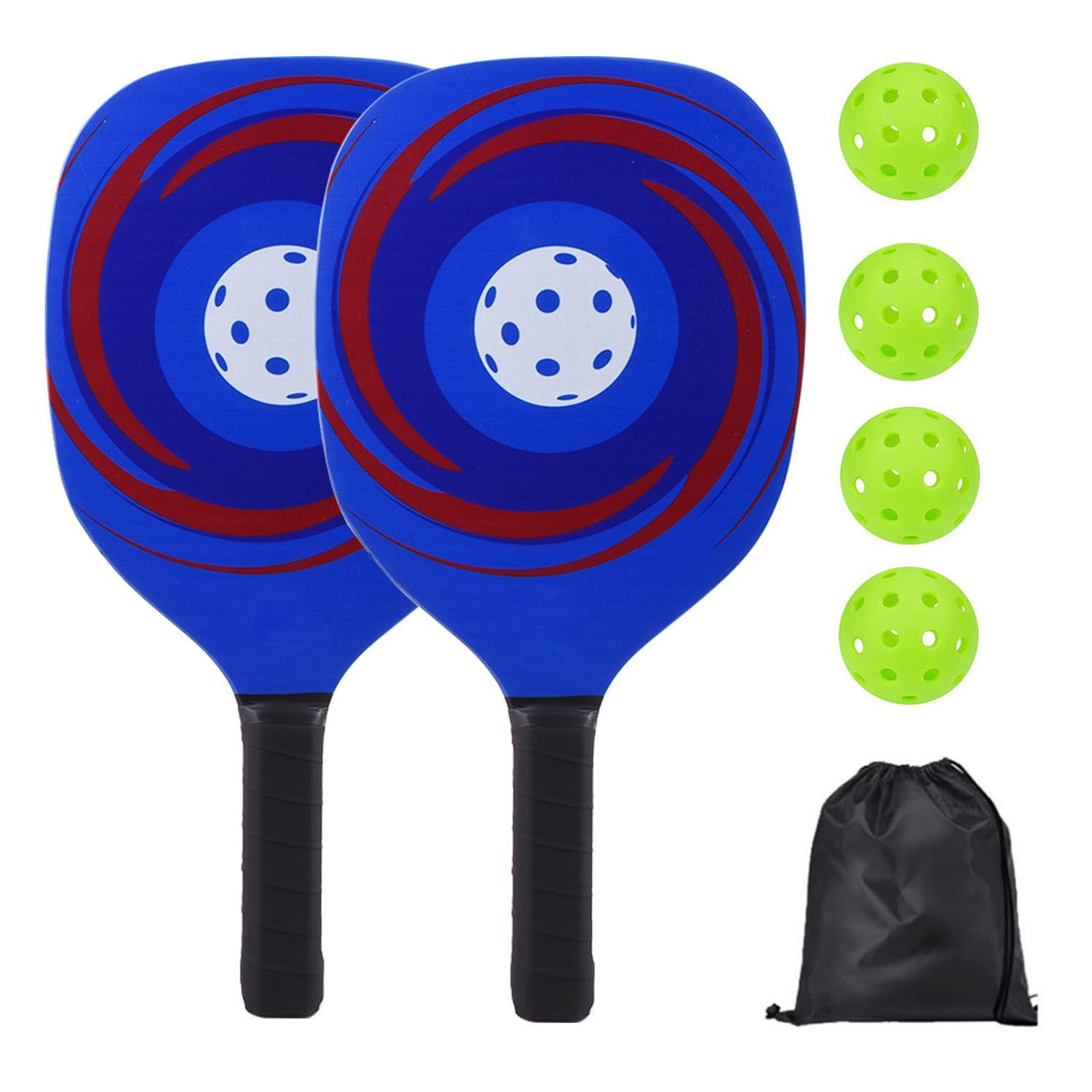 Pickleball Paddles Set of 2 for Men Women Kids Indoor or Outdoor Sports