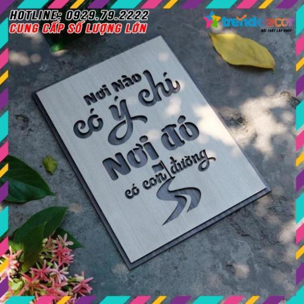 Tranh truyền cảm hứng "nơi nào có ý chí nơi đó có con đường" mẫu mới