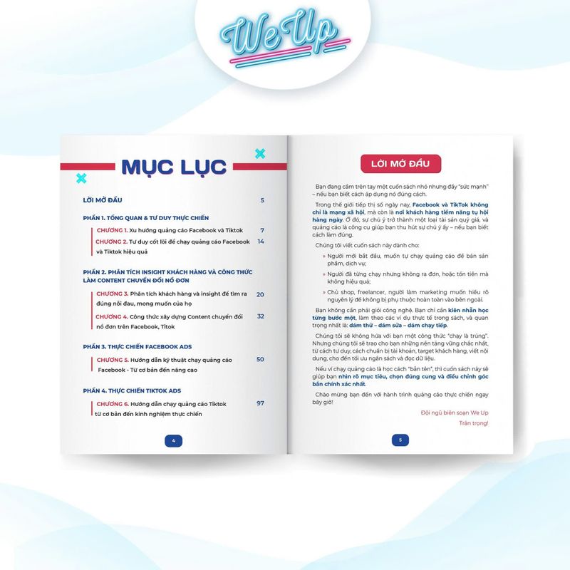 Combo 2 sách: Hướng dẫn chạy quảng cáo Facebookk - Tiktok, 100 Bài mẫu content áp dụng là nổ đơn (Combo/lẻ)