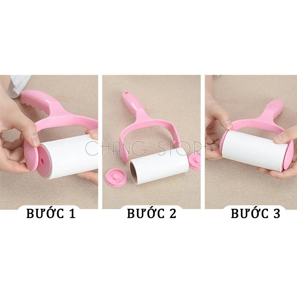 Cây Lăn Hút Bụi Quần Áo, Ghế Sofa Đa Năng + Tặng Kèm 2 Cuộn Băng Keo
