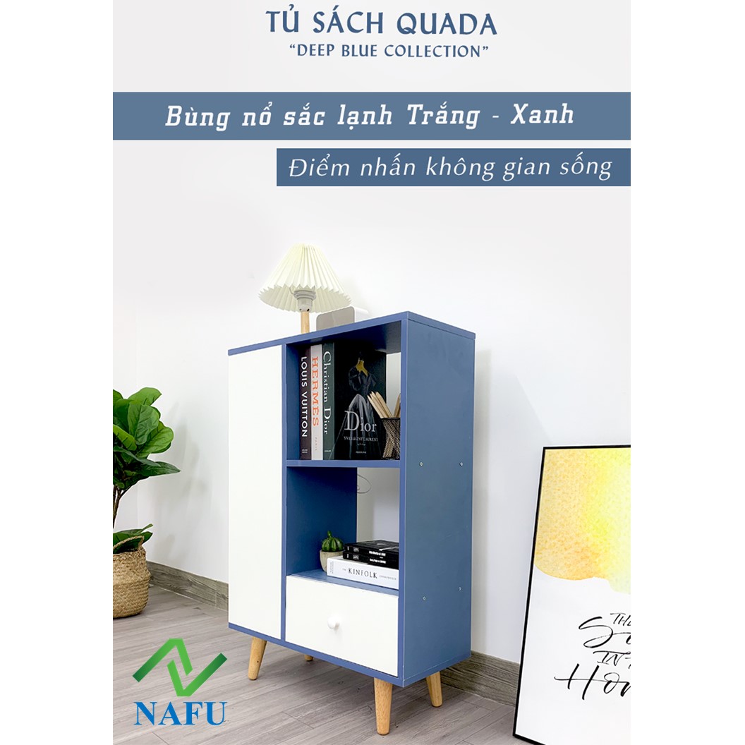 Tủ Sách Quada - Nét Kiêu Sa Không Thể Cưỡng Lại NAFU GP124