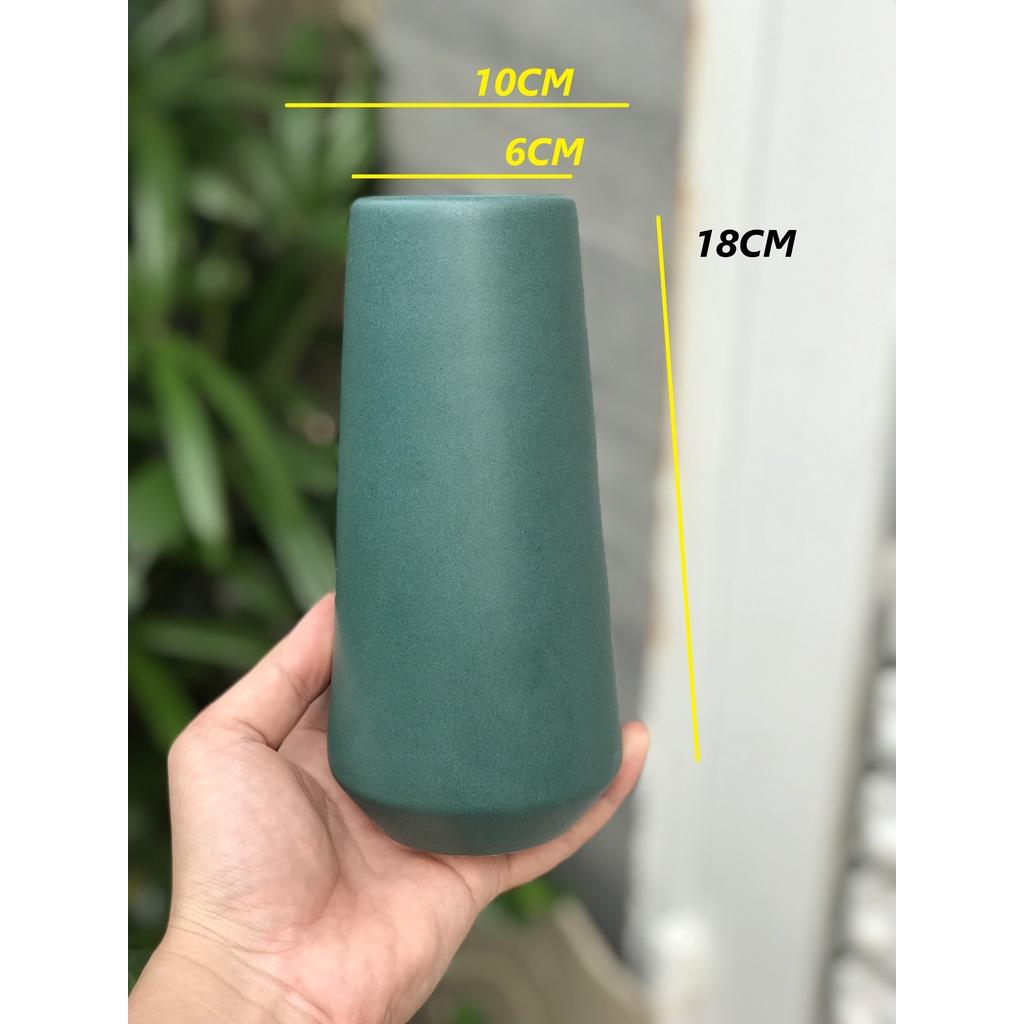 BÌNH HOA GỐM SỨ XUẤT KHẨU TRANG TRÍ DECOR BÌNH CẤM HOA XK11