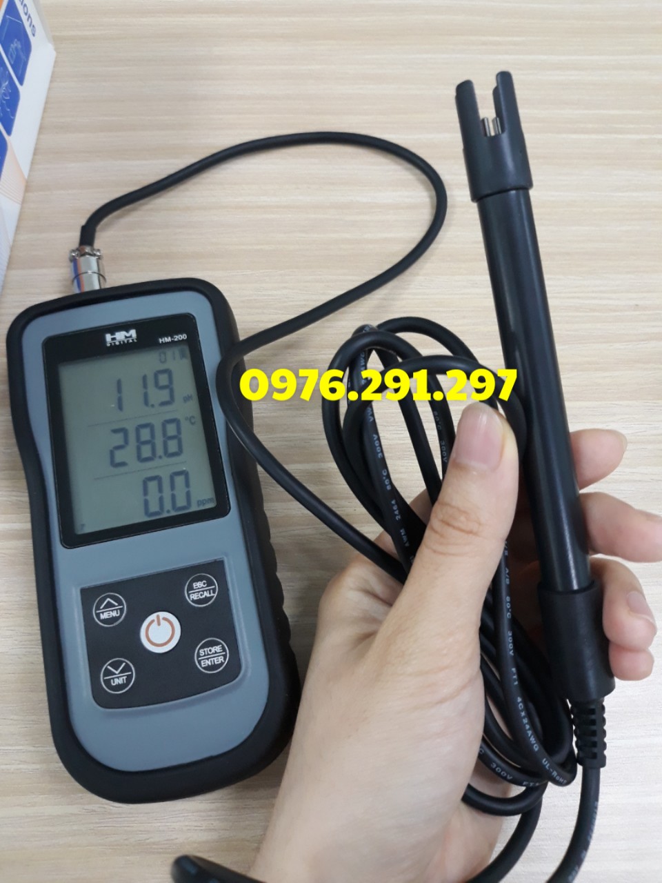 Máy đo đa chỉ tiêu PH, EC, TDS và nhiệt độ nước - HMDigital Mỹ