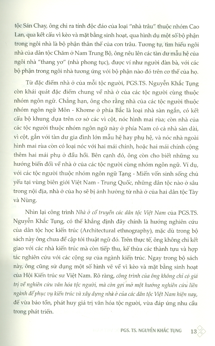 NHÀ Ở CỔ TRUYỀN CÁC DÂN TỘC VIỆT NAM – Nguyễn Khắc Tụng - Maihabooks