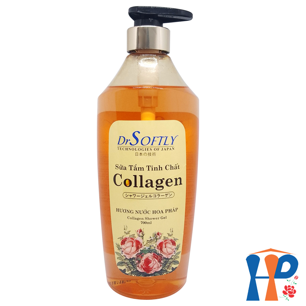 Sữa tắm tinh chất Collagen hương nước hoa Pháp - DrSoftly Bienvenue Perfume Shower Gel (lưu hương 3 - 4 giờ trên da)