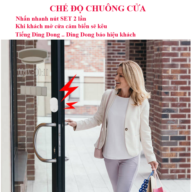 Báo Động Chống Trộm, Chuông Báo Khách Mở Cửa Đa Chức Năng MC - 03, Báo Động Nhiều Chế Độ : Chống Trộm Xâm Nhập , Báo Chuông Cửa..