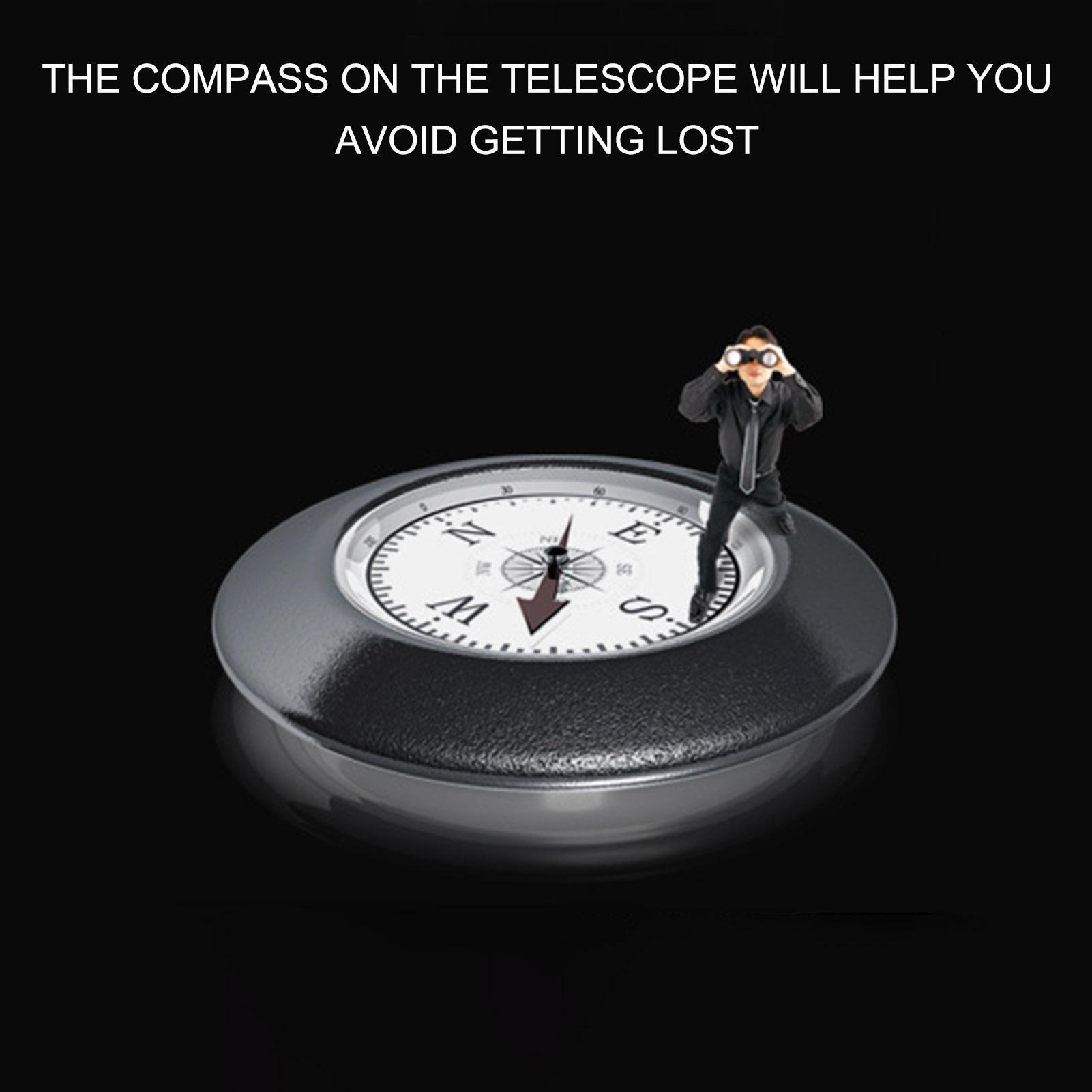 Ống nhòm một mắt Công suất cao 40X60 với giá đỡ điện thoại thông minh, chân máy và la bàn