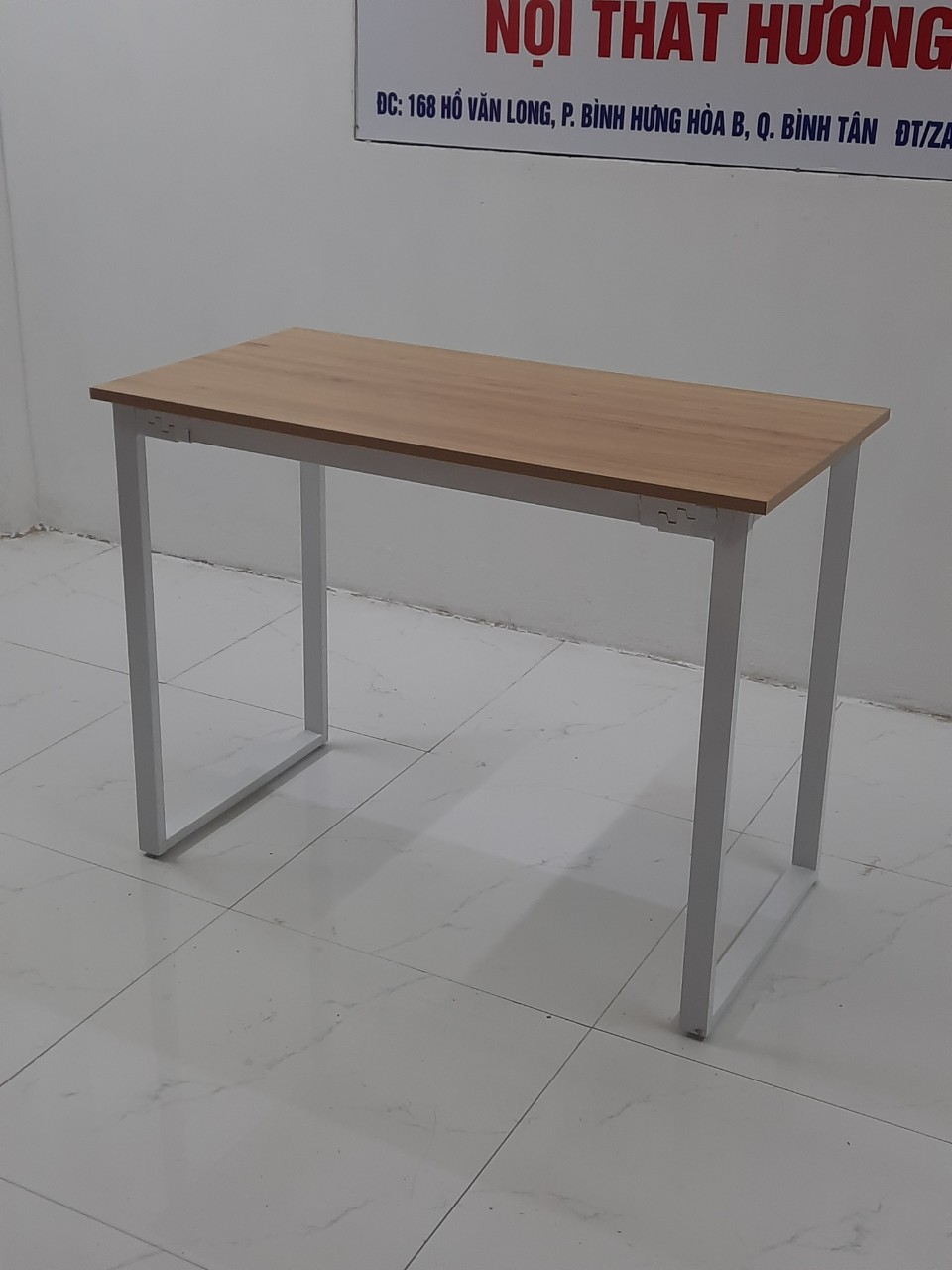 Bàn làm việc , bàn chân sắt mặt gỗ công nghiệp mẫu UH HƯƠNG GIANG FURNITURE,nhiều kích thước